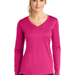 Ladies Long Sleeve PosiCharge ® Competitor V Neck Tee