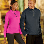 UltraClub® Ladies' Cool & Dry Sport 1/4-Zip Pullover